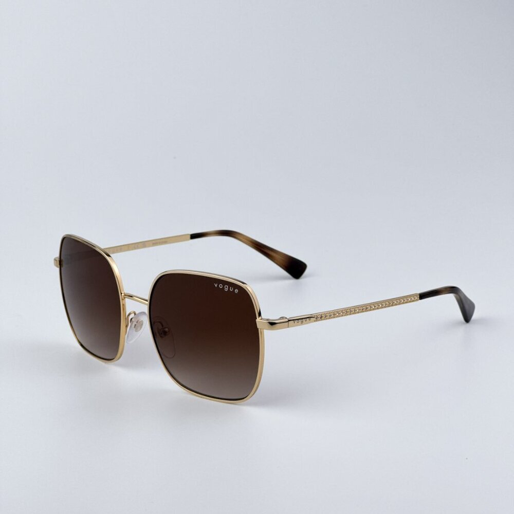 Vogue Women BRAND NEW Sunglasses Gold Brown Gradient Square VO4175SB 280/1353